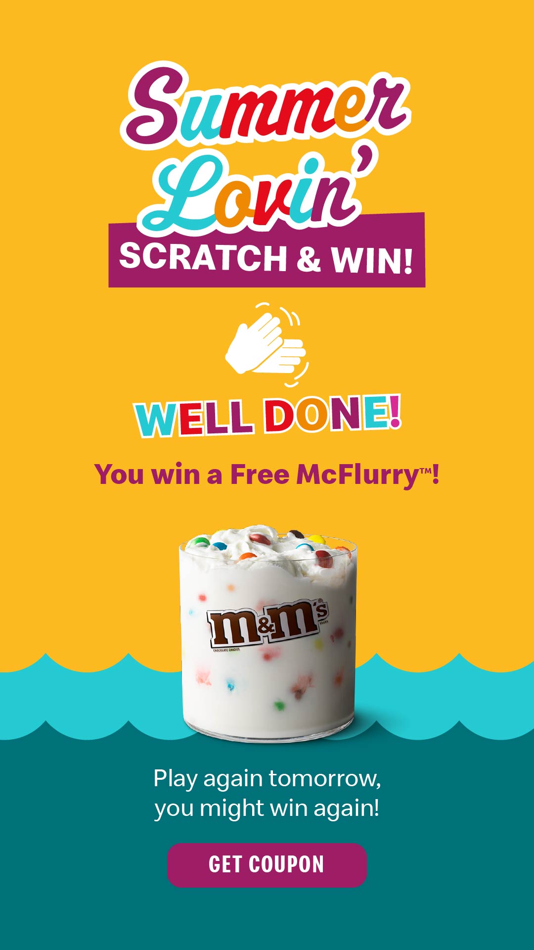 IDEASEVEN DIGITAL McDonald's Scratch and Win